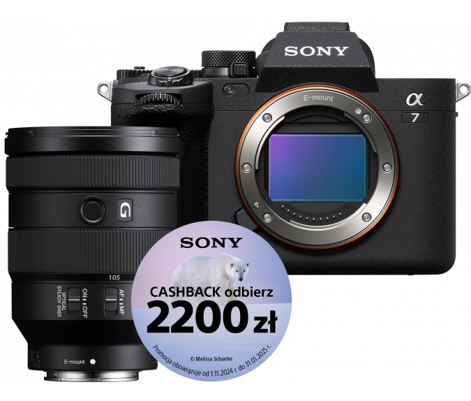 Aparat SONY Alpha α7 IV + Obiektyw SEL24105 | ILCE-7M4GBDI